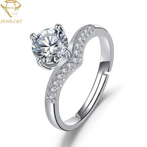 Quality Diamonds Personalized Silver Ring wholesale
