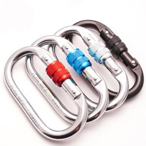 Quality 108mm Length 60mm Width O Shape Climbing Carabiner for Adventure Sports wholesale