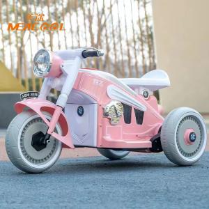 Quality 6V4Ah Motorized Kids Motorcycle Ride On Kids Motorcycle With Music Led Light USB wholesale