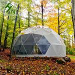 Glass Door Geodesic Dome Tent Luxury Hotel UV Resistant Resort House