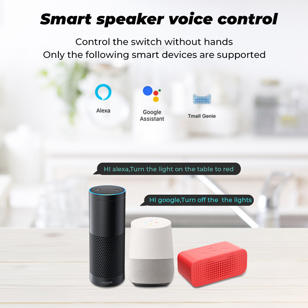 SMATRUL 16A Smart Power Monitor Breaker Tuya WiFi & RF433 Wireless Switch Mini 2-Way ModuleTimer Work with Google Home & Alexa