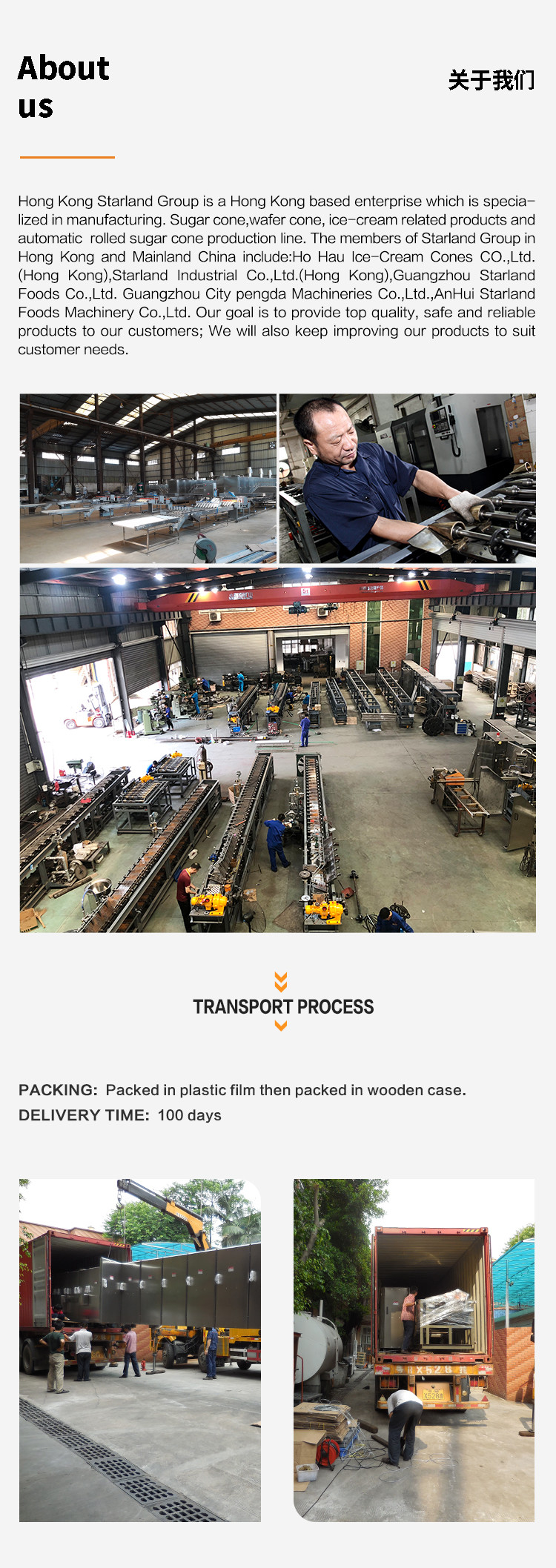 Ice Cream Cone Production Equipment , Multifunctional Automatic Installation Of 63 Baking Templates Of 260*240 Mm .