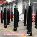 HYVA Type Truck Spare Parts FEE Telescopic Hydraulic Cylinder For Dump Trailer