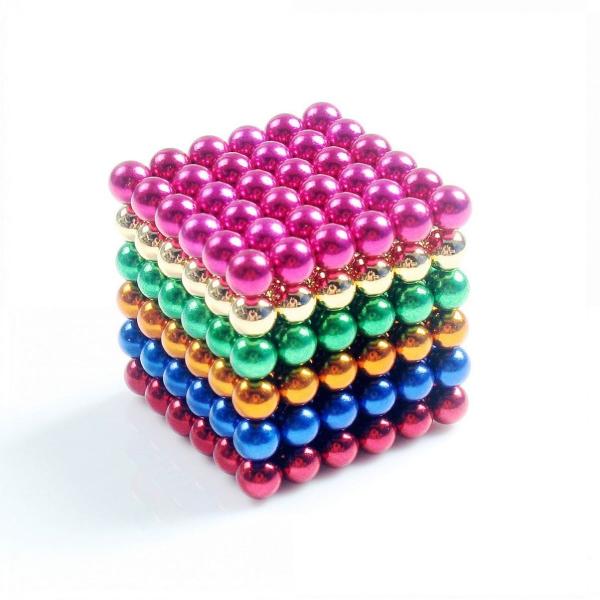 Kellin Neodymium Magnetic Balls Colorful 5mm Magnetic Balls 216 pcs Neocube for