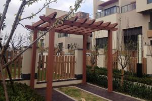 Quality Anti Corrosion 5.4M WPC Pergola Wood Material 100% Recycled wholesale