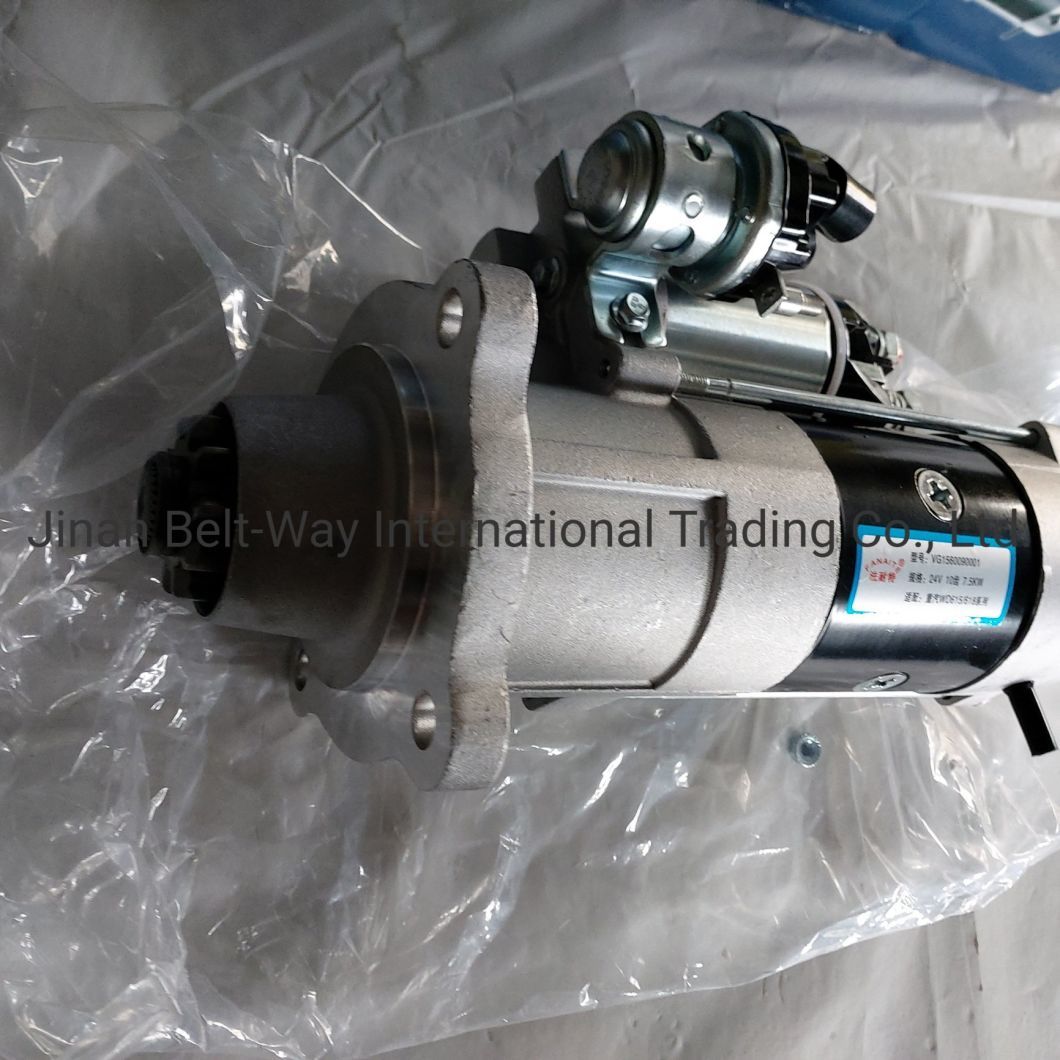 Sinotruk HOWO Truck Parts Truck Spare Parts Starter Motor Vg1560090001