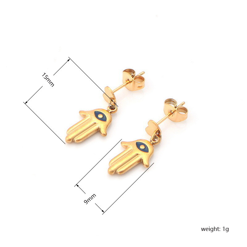 Light luxury niche high-end women's earrings with temperament and high-end design, stainless steel women's earrings new style