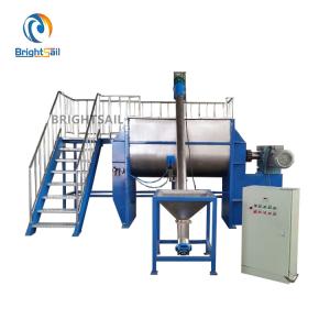 Quality Drum Powder Dry Detergent 50L 76RPM Ribbon Blender Mixer wholesale