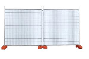 Quality Welded Metal Hoarding Fencing Powder Coated With Metal Plastic Feet Concrete wholesale
