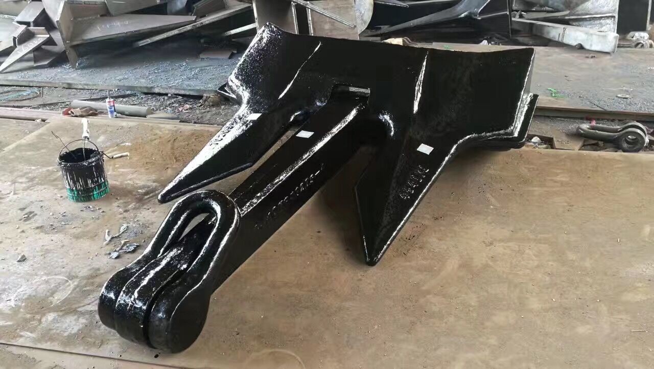 Marine Boat Delta Flipper Anchor , Offshore Navy Stockless Anchor With High Holding Power