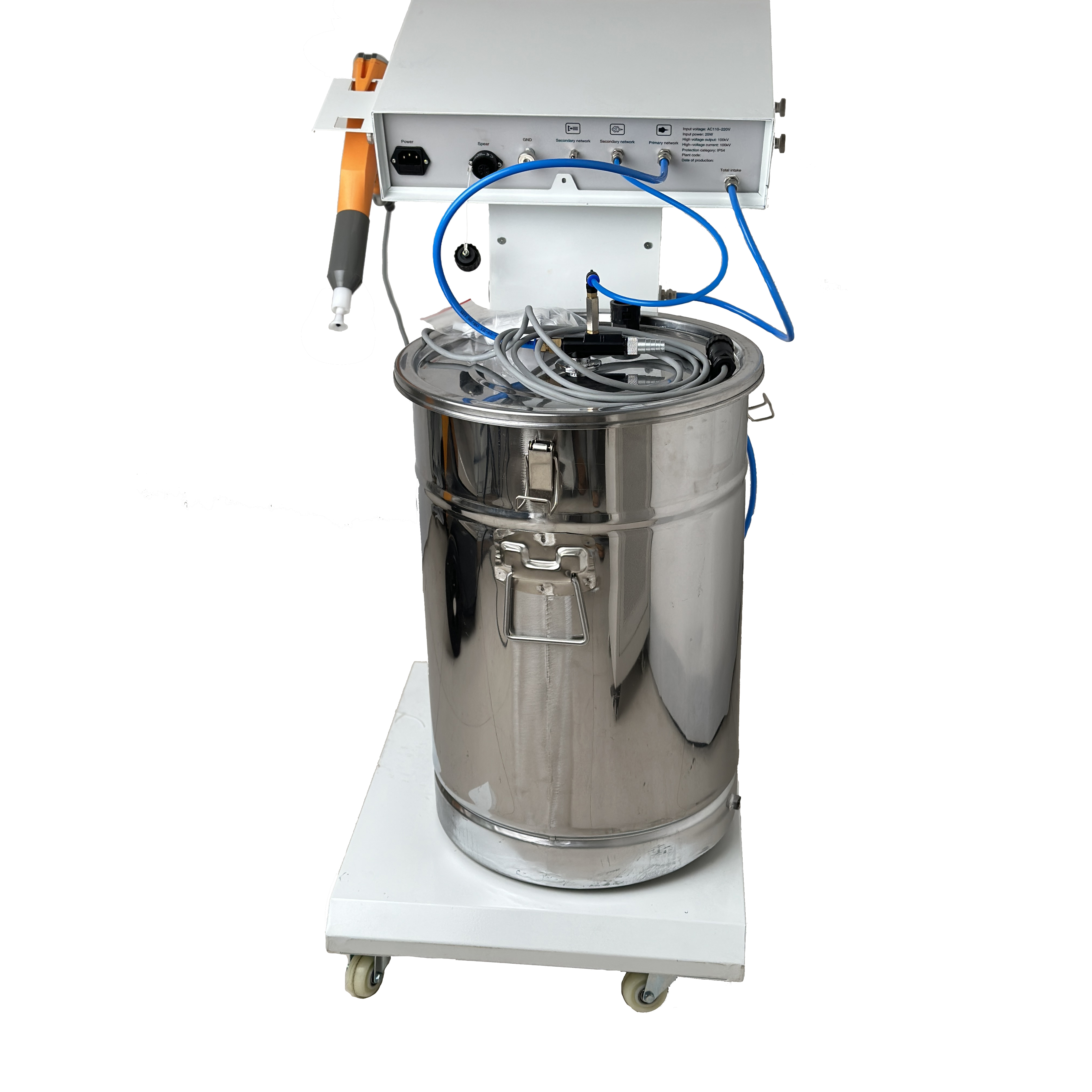 Steel Substrate Coating Powder Machines Electrostatic Powder Coating Booth for Coating
