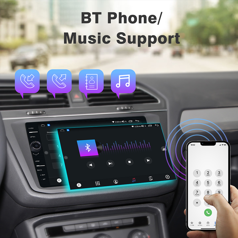 2.5D Touch Screen 10 Inch 1 32 GB Mp5 Player for Android Car Audio FM Transmitter