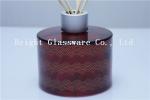 Best quality 7oz/ 200ml perfume glass bottle with knob lid