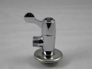 Quality Brass Single Hole Angle Valves with CE Certificate , Wall-Mounted Installation wholesale