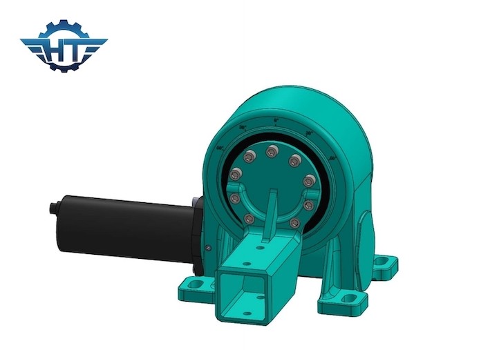 Single Axis Slew Drive Gearbox IP66 Enclosed For Tracker 220V