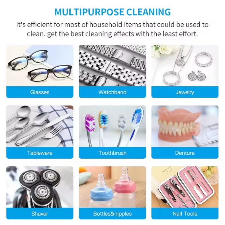 2.5L Dental Ultrasonic Cleaner Multi Purpose Cleaning Function Digital Ultrasonic Cleaner
