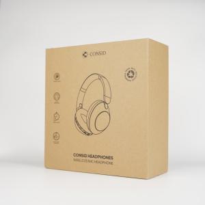 Quality Custom Bluetooth Headset Boxes Kraft Paper Packaging Box Gift Box Packaging For Wireless Earphone wholesale