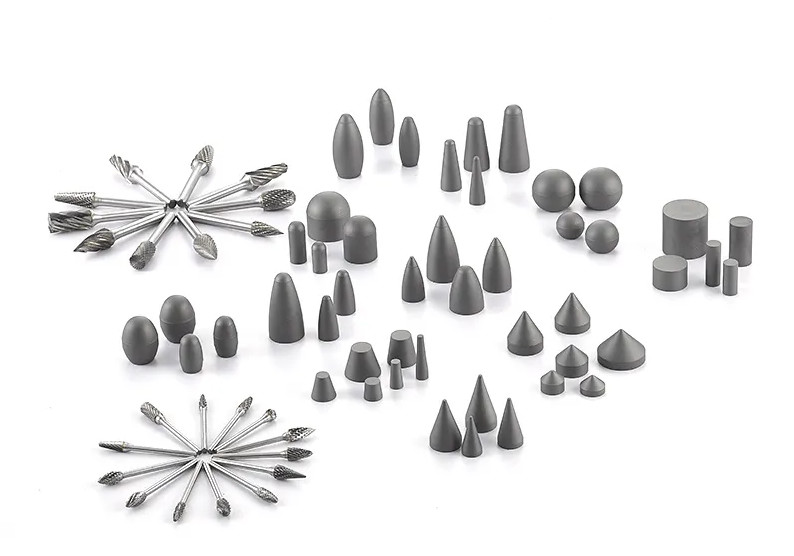 Hard Alloys Tools Parts Tungsten Carbide Burrs Blanks For Finished Rotary Burrs