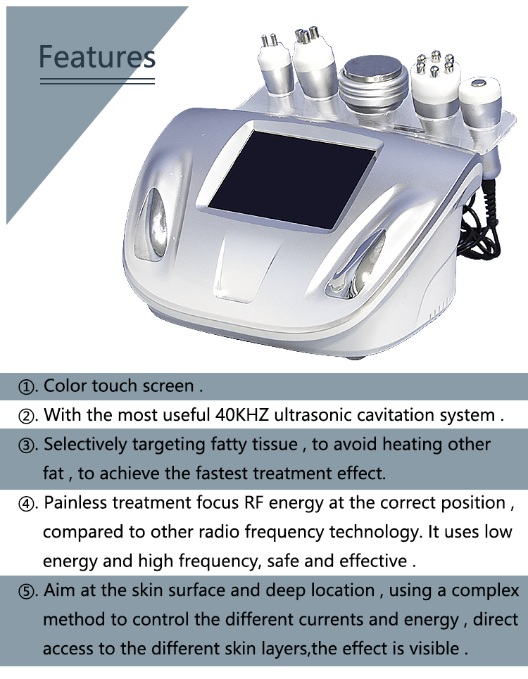 vacuum cavitation system Ultra Cavitation RF body slimming beauty Machine home use weight loss equipment