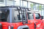 Jeep Wrangler Car Roof Ladder Rack AISI 304 Electrophoresis and UV Resistant