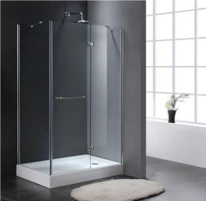 Quality 4-19mm Shower Tempered Glass , OEM Bathroom Glass Door High Strength wholesale