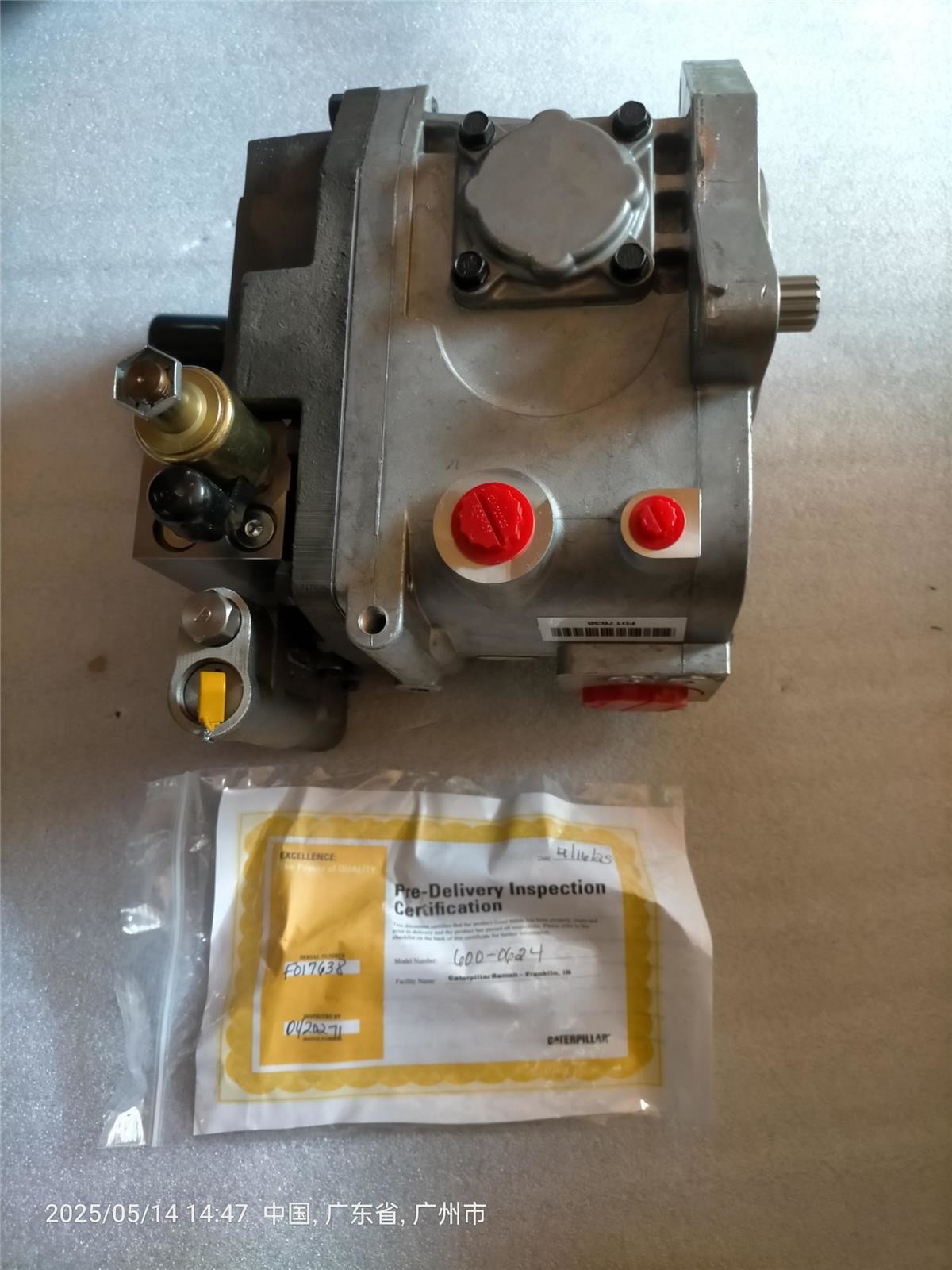Original FUEL PUMP ASS'Y 6000624 600-0624 for CAT 3426 3412E C27 Hydraulic Fuel injection Pump