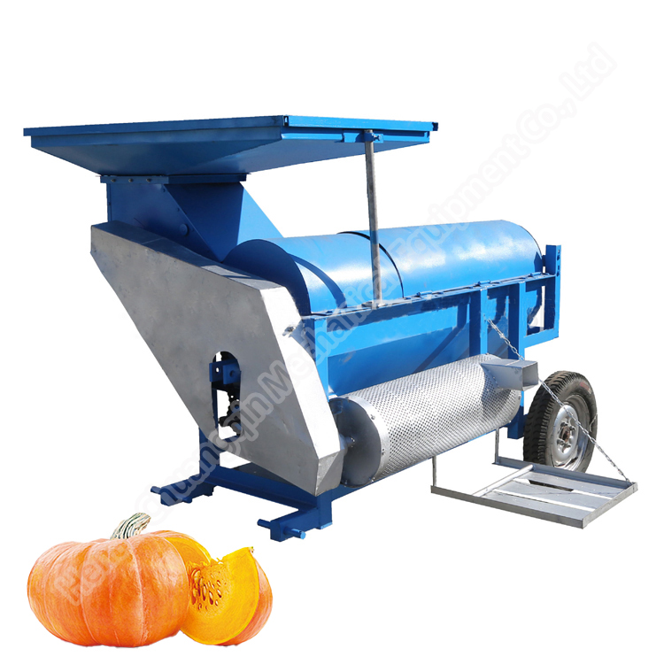 Large Capacity 18KW Seeds Remove Pumpkin Seed Extract Powder And Harvester Machine