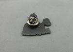 Iron Stamping, Die Struck Karneval Lapel Pin by Antique Nickel Plating (OEM &