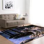 Animal Art Living Room Floor Carpets Flexible Bedroom Runner Rugs