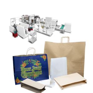 Quality Square Bottom Automatic Paper Bag Machine For Kraft Paper 380V 3 Phase wholesale
