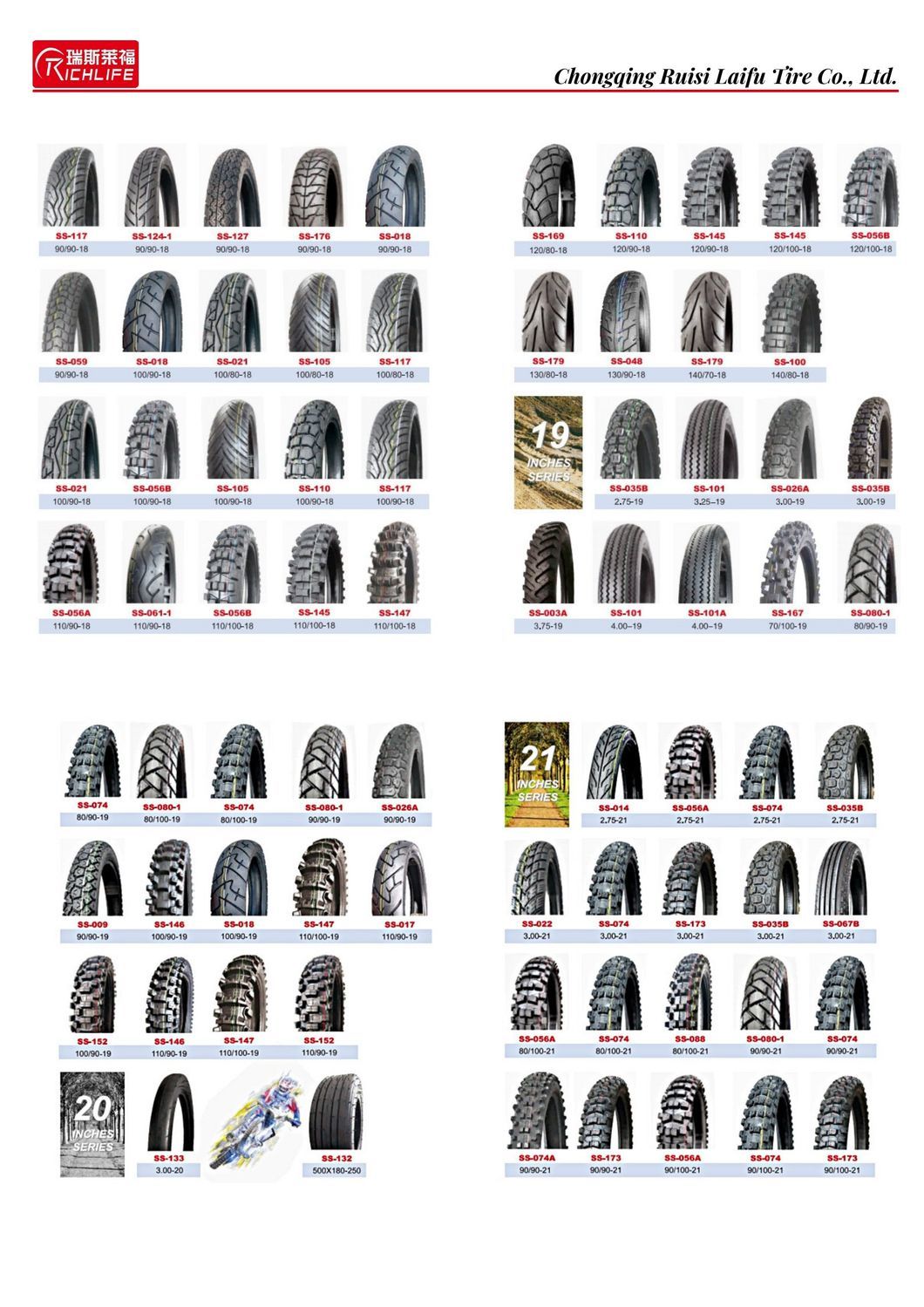 Long Lasting Motorcycle Tire 2.75-18 for Tricycle and Motorcycle Use