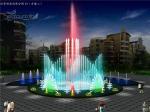 Park decorative landscaping led light water fountain