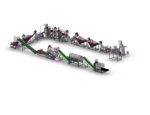 Quality Plastic Bottle Recycling Pet Bottle Washing Line 800kg / H wholesale