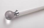 Curtain Rod Single Rod Aluminum Alloy Silent Top Side Mounted Bracket Roman Rod