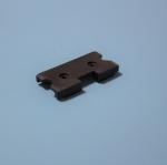 Bruckner Textile Machinery Components Sliding Pad Carbon Peek Material Black