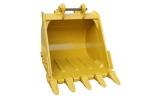 Komatsu PC200 Excavator Digging Bucket With 0.9-5 Cbm Volumn Yellow Color