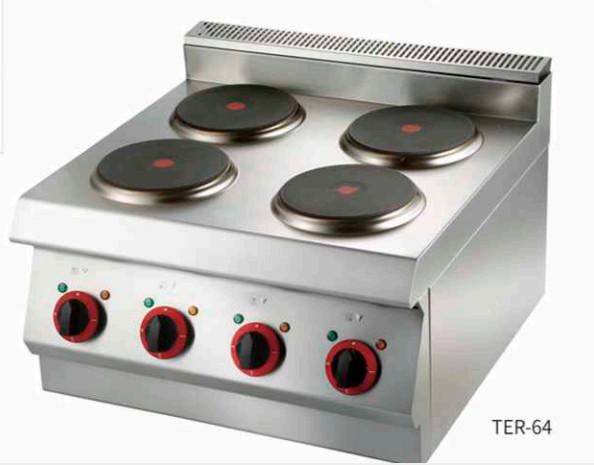 Floor Standing Gas Cooker with 4 Burners 220V Commercial Cooking Equipment Food