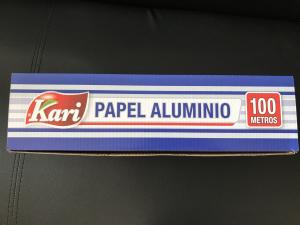 Quality Restaurant Parchment Lined Foil , Aluminum Foil Wrap 3 - 300m Length wholesale