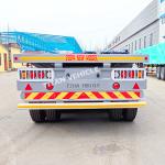 TITAN 40 Ft 3 Axle Container Transport Flatbed Truck Trailer Semi Trailer for