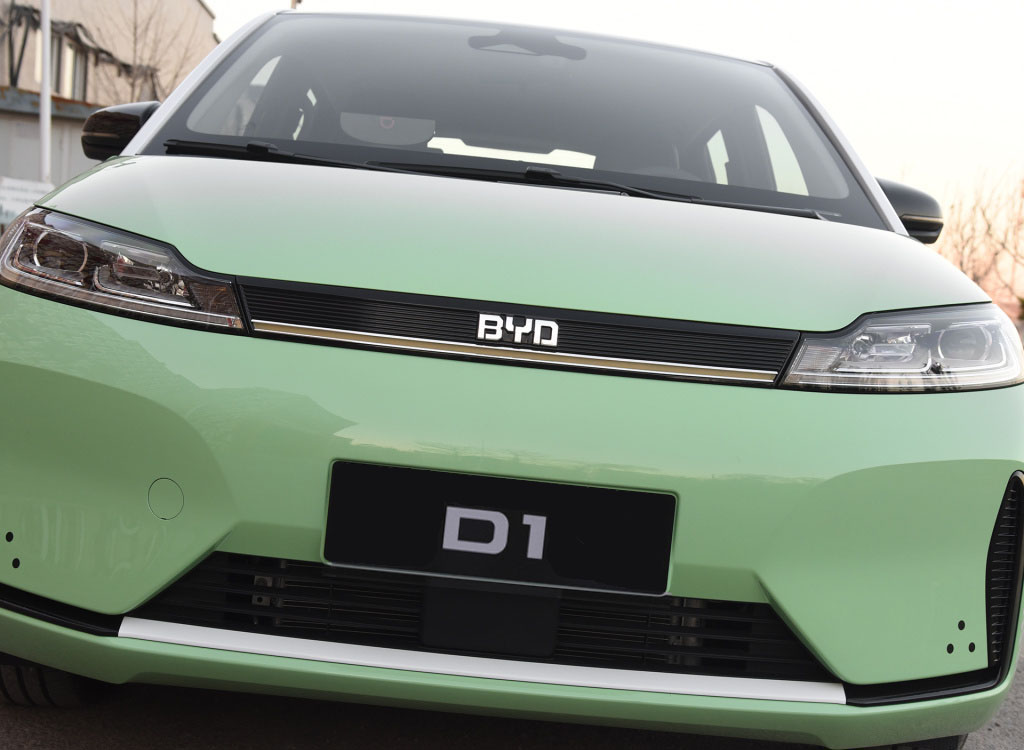 China New BYD Electric Car BYD D1 2023 Ev Car 5 Seater 4 Wheel Public Passenger Electric Car In Stock