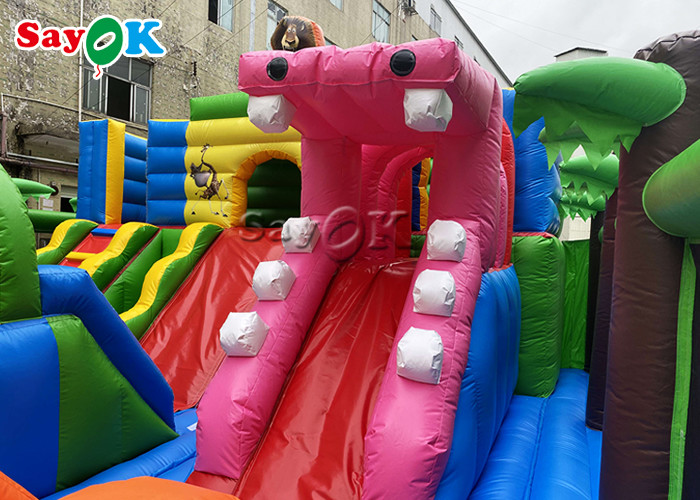 Waterproof Inflatable Playground Naughty Fort Castle Slide