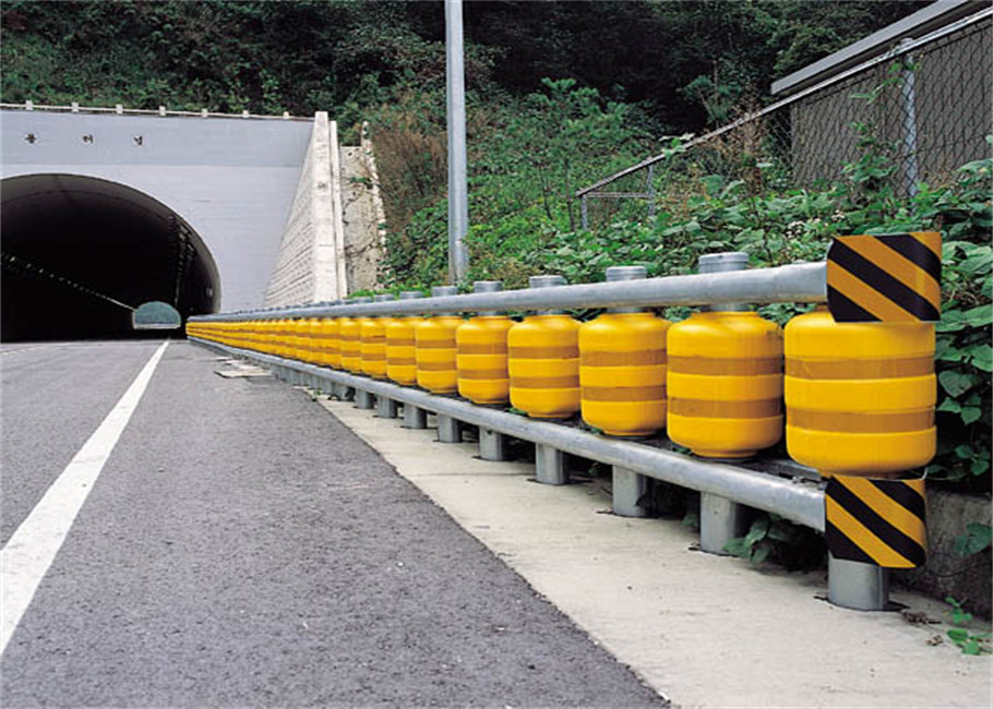 Safety Traffic Anti Crash Roller Barrier Low Friction