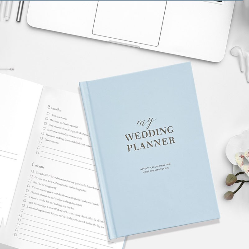 Promotion Hardcover Undaunted Planning Diary Notebook Organizer with Custom Printing