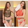 Buy cheap Thong Sheer Babydoll Pajamas Backless Deep V Neck Lingerie from wholesalers