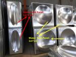 304/201/316 Stainless Steel Sectional Water Tank Water Storage Tank Customized