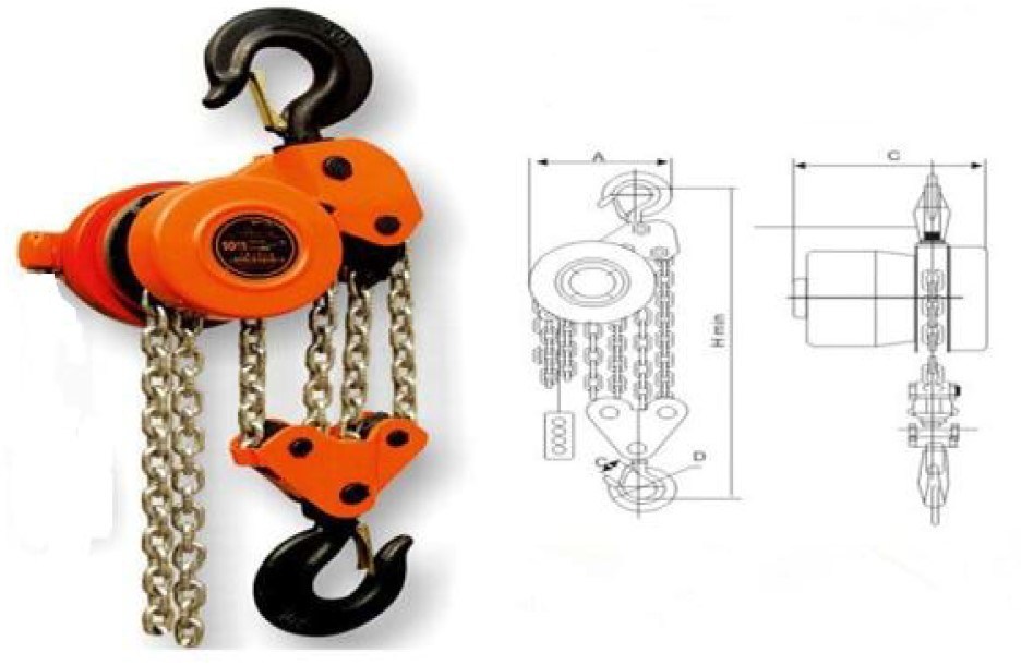 Electric Hoist to Lifting Light Oil Tank