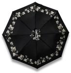 21in 190T Pongee Automatic Three Folding Umbrella With Logo Printing