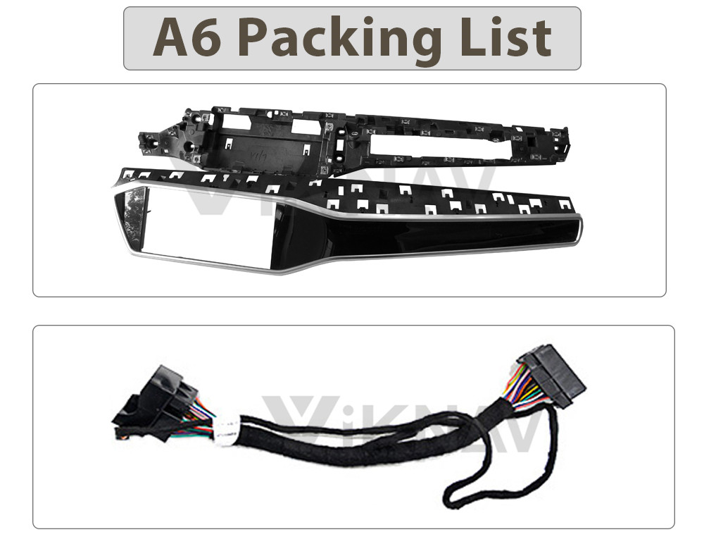 A4 A5 A6 Q7 Audi Android Radio LCD Copilot Display Head Unit