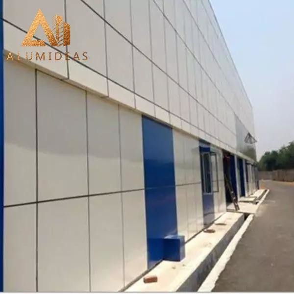 Fire resistant aluminum composite panel