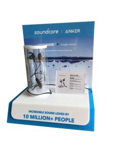 Quality PMMA Waterproof Retail POP Displays Multiscene For Earphones wholesale